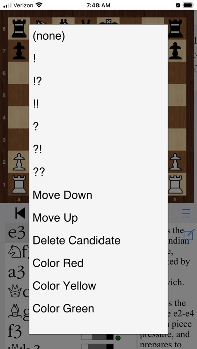 Zrzuty ekranu Chess Openings Wizard